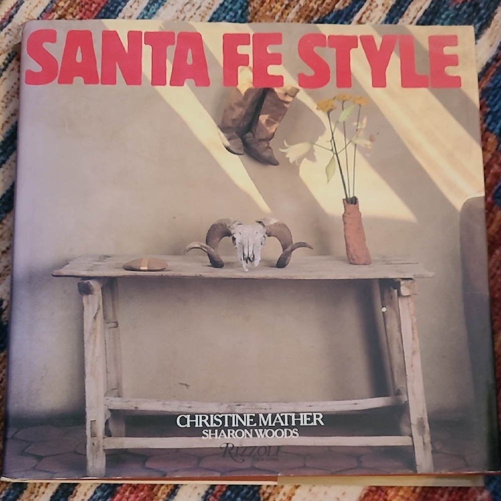 Rizzoli Santa Fe Style Book - Red and Cream Cover